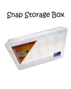 Fischer Plastics 18 Compartment Storage Box