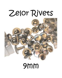 9mm Zelor Double Cap Rivets